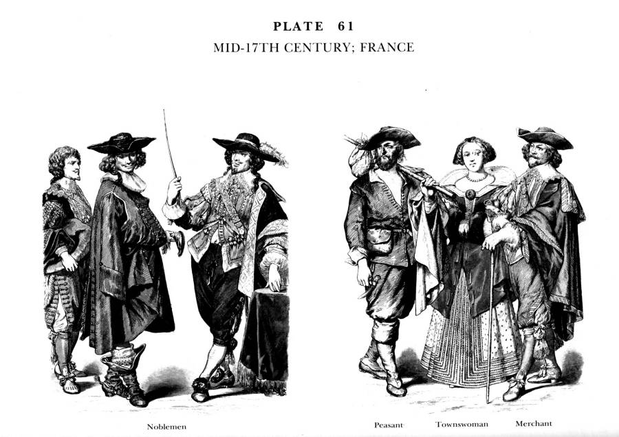 Planche 61a Milieu du XVIIe Siecle - France - Mid-17Th Century France.jpg